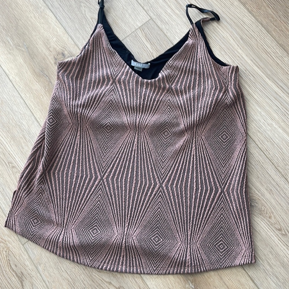 Tart Rose Gold Lined tank